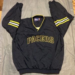 NBA vintage pro player Indiana Pacers embroidered coaches jacket awesome size XL